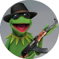 Kermit der Hustler